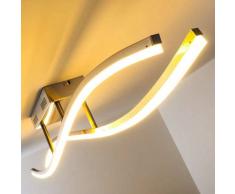 Atina Lámpara de techo LED Níquel-mate, 1 luz - 1250 Lumen - Diseño - Zona interior - 3000 Kelvin - 2 - 4 días laborables .