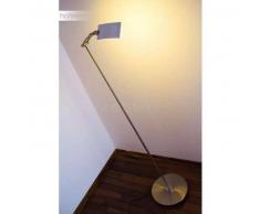Raipur Lámpara de pie LED Níquel-mate, Cromo, 1 luz - 960 Lumen - Diseño - Zona interior - 3000 Kelvin - 2 - 4 días laborables .