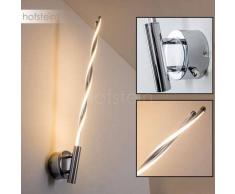 EDMONTON Aplique LED Cromo, Acero bruñido, 2 luces - 1600 Lumen - Moderno - Zona interior - 3000 Kelvin - 2 - 4 días laborables .