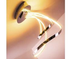 Sepino Lámpara de techo LED Cromo, 1 luz - 1600 Lumen - Diseño/vivienda Juvenil - Zona interior - 3000 Kelvin - 2 - 4 días laborables .