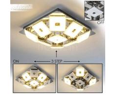 Trio Pontius Lámpara de techo LED Cromo, 9 luces - 330 Lumen - Moderno - Zona interior - 3000 Kelvin - 2 - 4 días laborables .