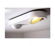 Granada Lámpara de techo LED Blanca, 2 luces - 510 Lumen - Moderno - Zona interior - 3000 Kelvin - 2 - 4 días laborables .