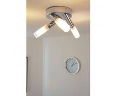 Rondo Lámpara de techo LED Cromo, 3 luces - 720 Lumen - Moderno/Diseño/vivienda Juvenil - Zona interior - 3000 Kelvin - 2 - 4 días laborables .