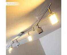 Moosonee Lámpara de techo LED Cromo, 6 luces - 2400 Lumen - Diseño - Zona interior - 3000 Kelvin - 2 - 4 días laborables .