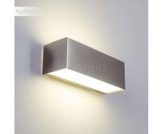 Lutec Lampn Nooma Aplique para exterior LED Acero inoxidable, 1 luz - 300 Lumen - Diseño - Zona exterior - 4000 Kelvin - 2 - 4 días laborables .