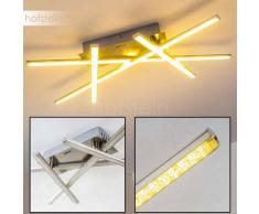 Saanich Lámpara de techo LED Níquel-mate, 1 luz - 1660 Lumen - Diseño - Zona interior - 3000 Kelvin - 2 - 4 días laborables .