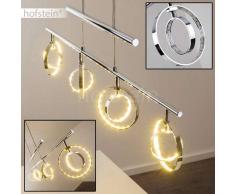 Ogoki Lámpara de techo LED Cromo, 4 luces - 390 Lumen - Diseño/Fun - Zona interior - 3000 Kelvin - 2 - 4 días laborables .