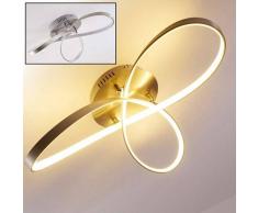 Arlena Lámpara de techo LED Níquel-mate, 1 luz - 2000 Lumen - Diseño - Zona interior - 3000 Kelvin - 2 - 4 días laborables .