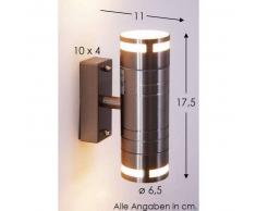 Selve Aplique para exterior Acero inoxidable, 2 luces - - Diseño - Zona exterior - - 2 - 4 días laborables .