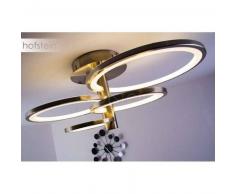Mumbai Lámpara de techo LED Níquel-mate, 1 luz - 3100 Lumen - Diseño - Zona interior - 3500 Kelvin - 2 - 4 días laborables .