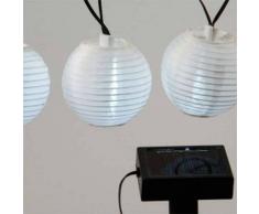 eminza Guirnalda Solar LED Farolillos - Blanco cálido