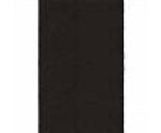 Brink & Campman Alfombra de pasillo de lana Basics Negro 70x300 cm