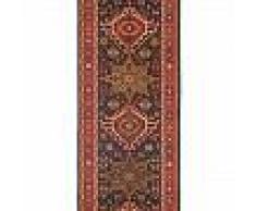 Brink & Campman Alfombra de pasillo de lana Emir Azul 70x250 cm