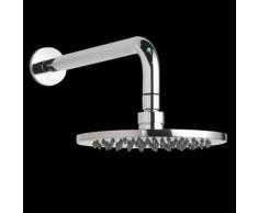 hudson reed Alcachofa de Ducha de Redonda 200mm con Brazo de Ducha