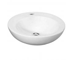 hudson reed Lavabo Sobre Encimera Moderno Cerámica 46cm Redondo