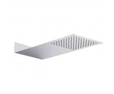 hudson reed Alcachofa de Ducha Rectangular 430mm x 200mm