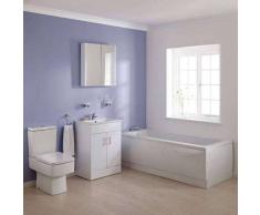 hudson reed Conjunto de Baño Completo con Mueble de Lavabo, Bañera y WC