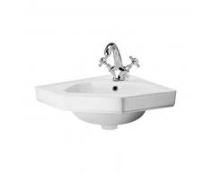 hudson reed Lavabo Suspendido Moderno de Esquina en Cerámica 42x29cm - Old London
