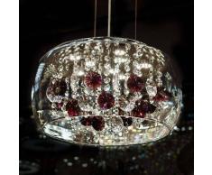 Lámpara de Techo LED con piedras de color púrpura - Flora