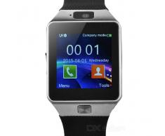DZ09 Bluetooth Smart reloj w / SIM ranura? podometro - Negro + Gris