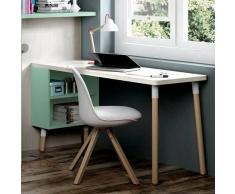 DESKandSIT Mesa mesas de estudio de diseño con huecos para archivo mju2023003