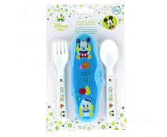 Disney Set Cubiertos Mickey Estuche Microondas