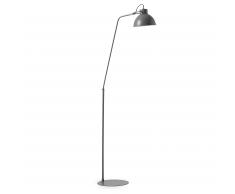 Kavehome Lámpara De Pie..., En Metal - Gris