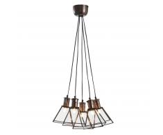 Kavehome Lámpara De Techo..., En Cristal,Metal - Neutro,Cobre