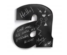 Kavehome Pizarra Riley, A, En Metal - Negro,Blanco