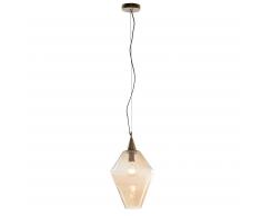 Kavehome Lámpara De Techo..., En Cristal,Metal - Naranja