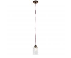 Kavehome Lámpara De Techo Crow, En Cristal,Metal - Marrón,Neutro