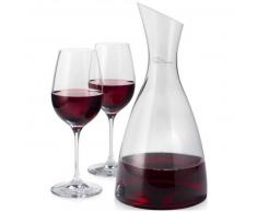 Decantador con 2 copas de vino TRANSPARENTE 29 30