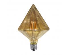 Apolana Bombilla decorativa led pirámide color ámbar e27 6w