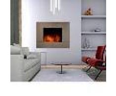 Climatime Chimenea Eléctrica Con Calefactor Y Efecto Llama Acabado Inox Cpi