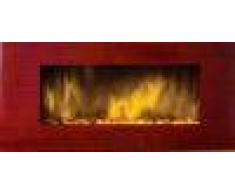 Climatime Chimenea Eléctrica Xxl"De 122 Cm. De Ancho" Con Calefactor / Efecto Llama Regulable Acabado Coaba Cv-Xxl-Caoba