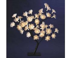 eminza Árbol luminoso para mesa Libra Altura 30 cm Blanco cálido
