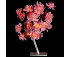 eminza Árbol luminoso para mesa Gloria Altura 45 cm Rosa