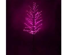 eminza Árbol luminoso Florela Altura 150 cm Rosa