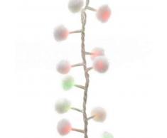 eminza Guirnalda luminosa 2 m Boa Nieve Multicolor 120 LED