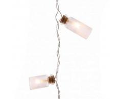 eminza Guirnalda luminosa Holographique Blanco cálido 10 LED