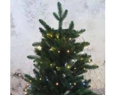 eminza Cortina para árbol Flashing light alto 1,50 cm Blanco cálido 168 LED