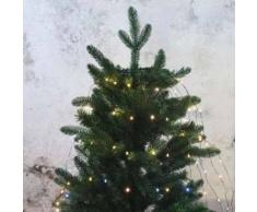 eminza Cortina para árbol Flashing light alto 1,80 cm Blanco cálido 210 LED