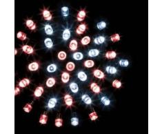 eminza Guirnalda luminosa Tecnobriright 10 m Bicolor rojo y blanco frío 100 LED CV