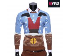 Lesara Jersey tejido - Papá Noel y chimenea