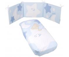 Tuc Tuc Edredón + Protector Desenfundable Cuna Lunas Y Estrellas Celeste 170x70 Cm Tuc Tuc 0m+