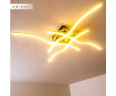 Mapleton Lámpara de techo LED Níquel-mate, 4 luces - 2560 Lumen - Diseño - Zona interior - 3000 Kelvin - 2 - 4 días laborables .