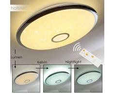Lámpara de Techo Alar LED Cromo, Blanca, 1 luz - 9000 Lumen - Moderno - Zona interior - 3000/6000 Kelvin - 2 - 4 días laborables .