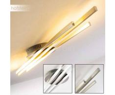 BIBIONE Lámpara de Techo LED Acero bruñido, 1 luz - 1600 Lumen - Moderno - Zona interior - 3000 Kelvin - 2 - 4 días laborables .