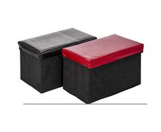 BAUL RECTANGULAR POLIPIEL MARRÃ"N SURTIDO