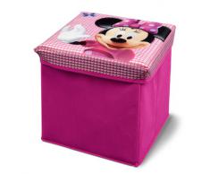 Delta TC 85702 - Taburete (plegable, 27 x 27 x 27 cm, tamaño plegado de 27 x 27 x 3,5 cm), diseño de Minnie Mouse